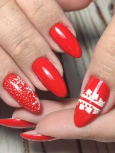 Sweater-Weather-Red-Nail