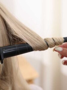 low heat curling tool curls