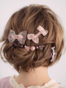 Short Hair With Accessories Hairstyles