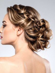 halo braid soft hairstyle