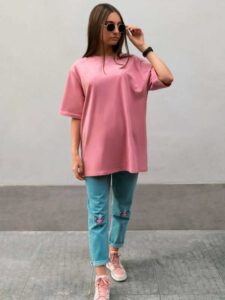 Pink Outfit Ideas Pink Button-Down Shirt