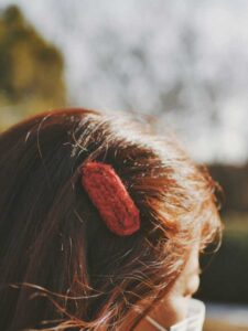 Red Ribbon Hair Ties