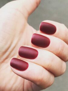 Matte-short-nail