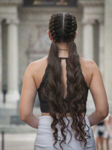 Loose Braided Ponytail