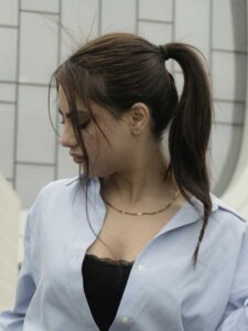 Soft Bubble Ponytail