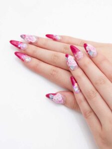 Sheer Pink Base Nail