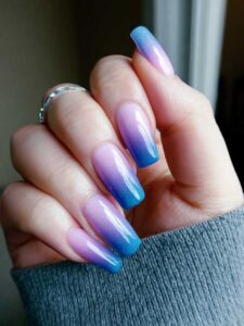 Pastel Blue Nails
